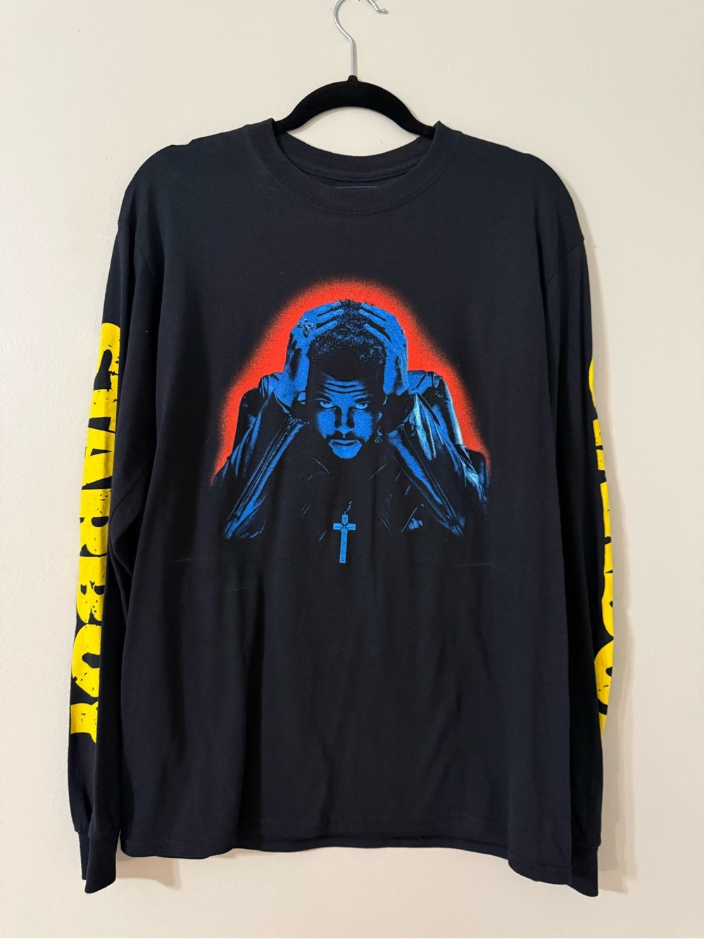 The Weeknd Starboy Legend of the Fall 2017 Tour Long Sleeve Shirt M XO